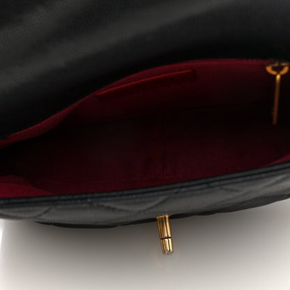 Chanel Caviar Quilted Small Twist Your Buttons Flap Black