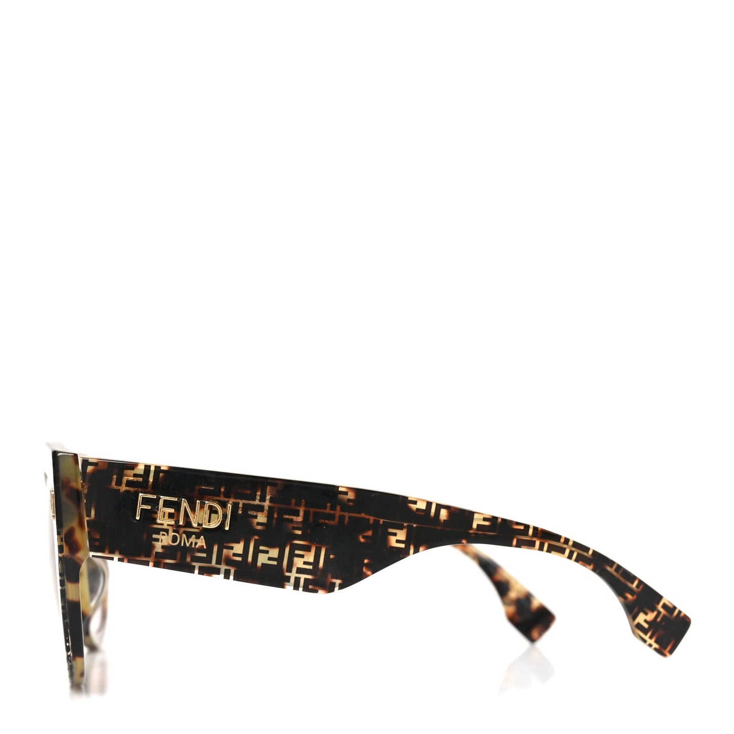 Fendi Acetate Fendi Roma Cat Eye Sunglasses FF 0435/S  Havana