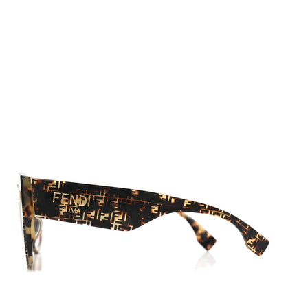 Fendi Acetate Fendi Roma Cat Eye Sunglasses FF 0435/S  Havana