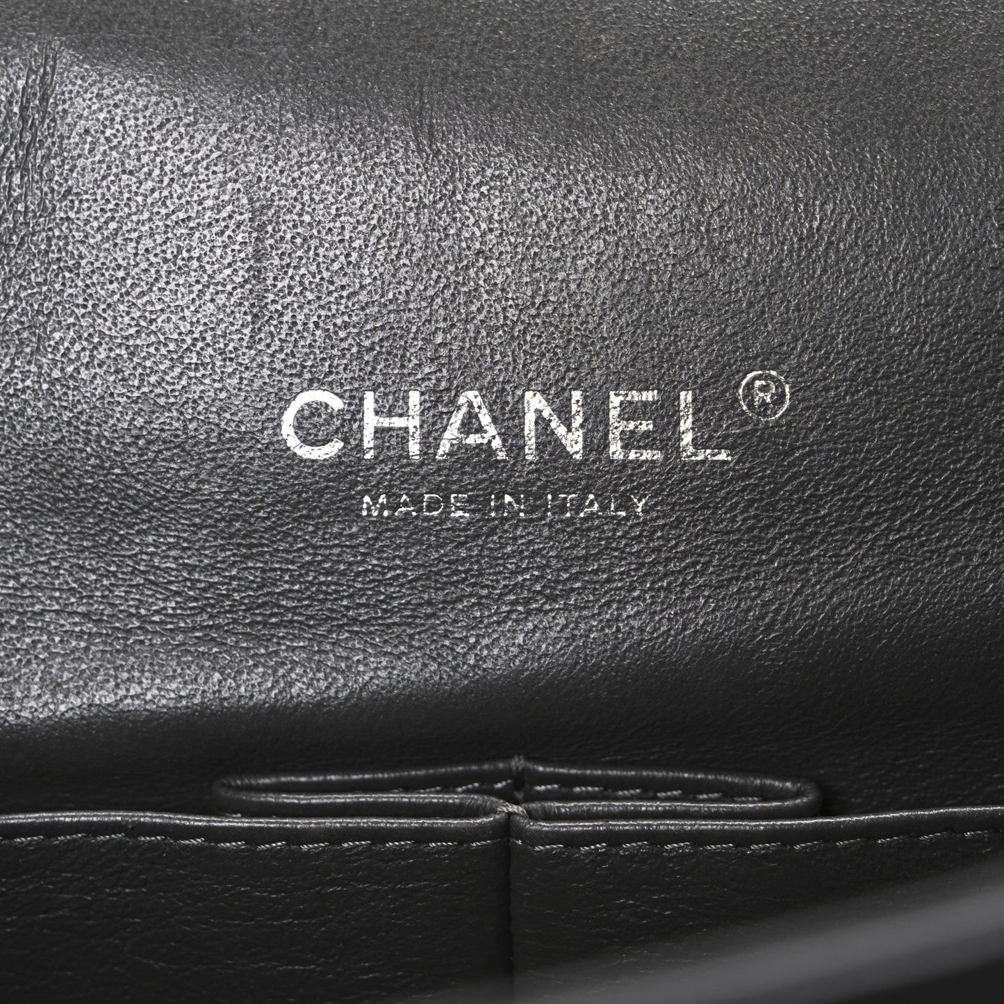 Chanel Lambskin Quilted Maxi Double Flap Dark Grey