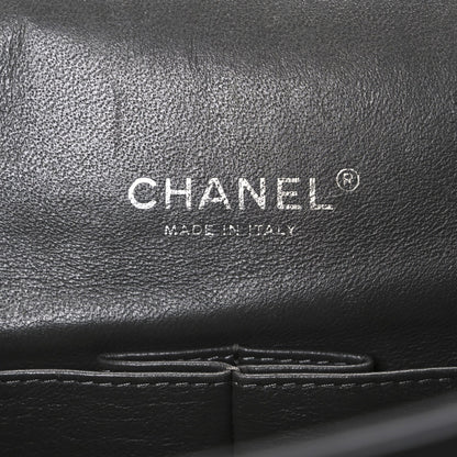 Chanel Lambskin Quilted Maxi Double Flap Dark Grey