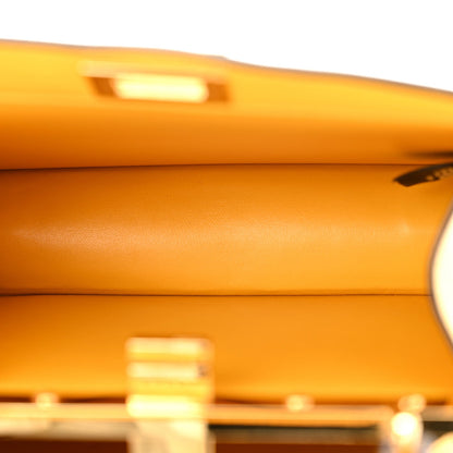 Fendi Shiny Nappa Petite Peekaboo I SEE U Satchel Mimosa