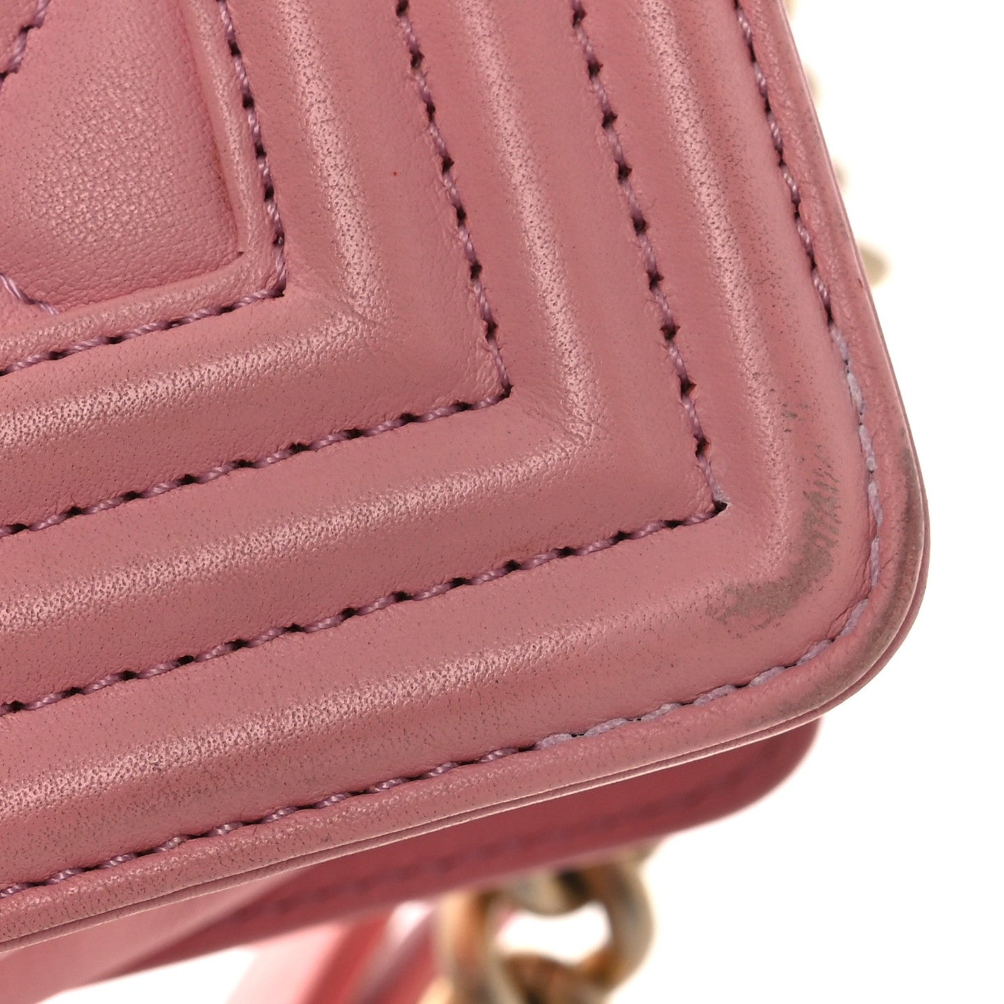 Chanel Lambskin Quilted Medium Boy Flap Light Pink