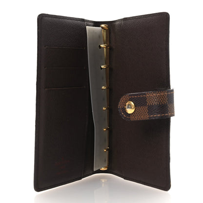 Louis Vuitton Damier Ebene Small Ring Agenda Cover