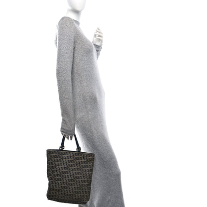 Fendi Zucchino Shopping Tote Navy