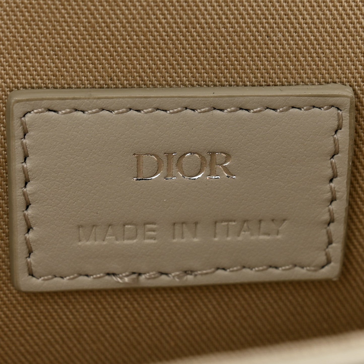 Christian Dior Coated Canvas CD Diamond Hit The Road A4 Case Gray