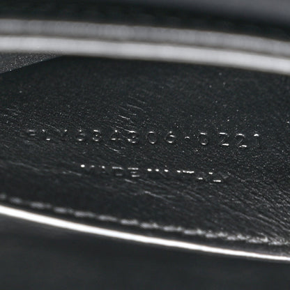 Saint Laurent Smooth Calfskin Small Solferino Satchel Black