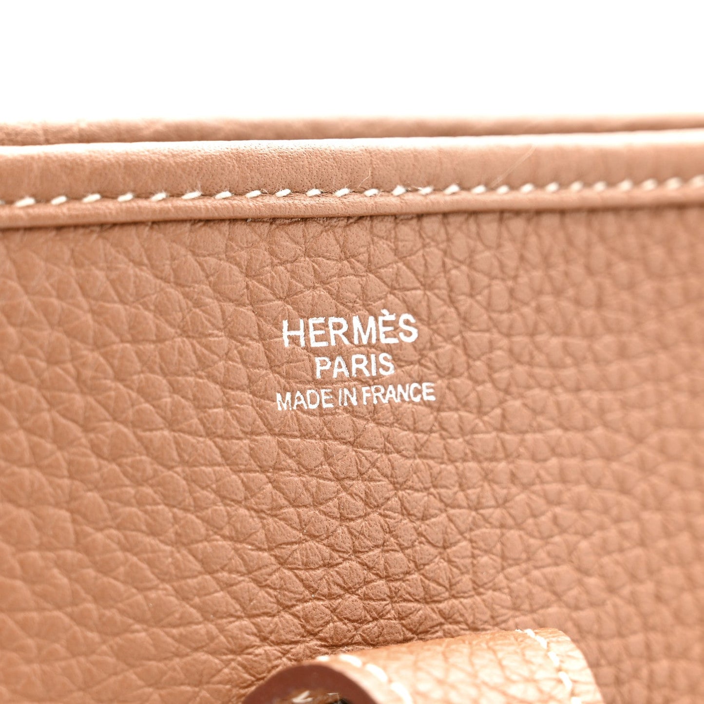 Hermes Taurillon Clemence EVELYNE III PM Gold
