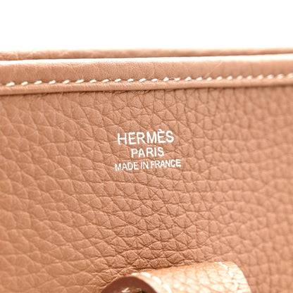 Hermes Taurillon Clemence EVELYNE III PM Gold