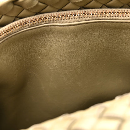 Bottega Veneta Nappa Intrecciato Small Cobble Shoulder Bag Camel