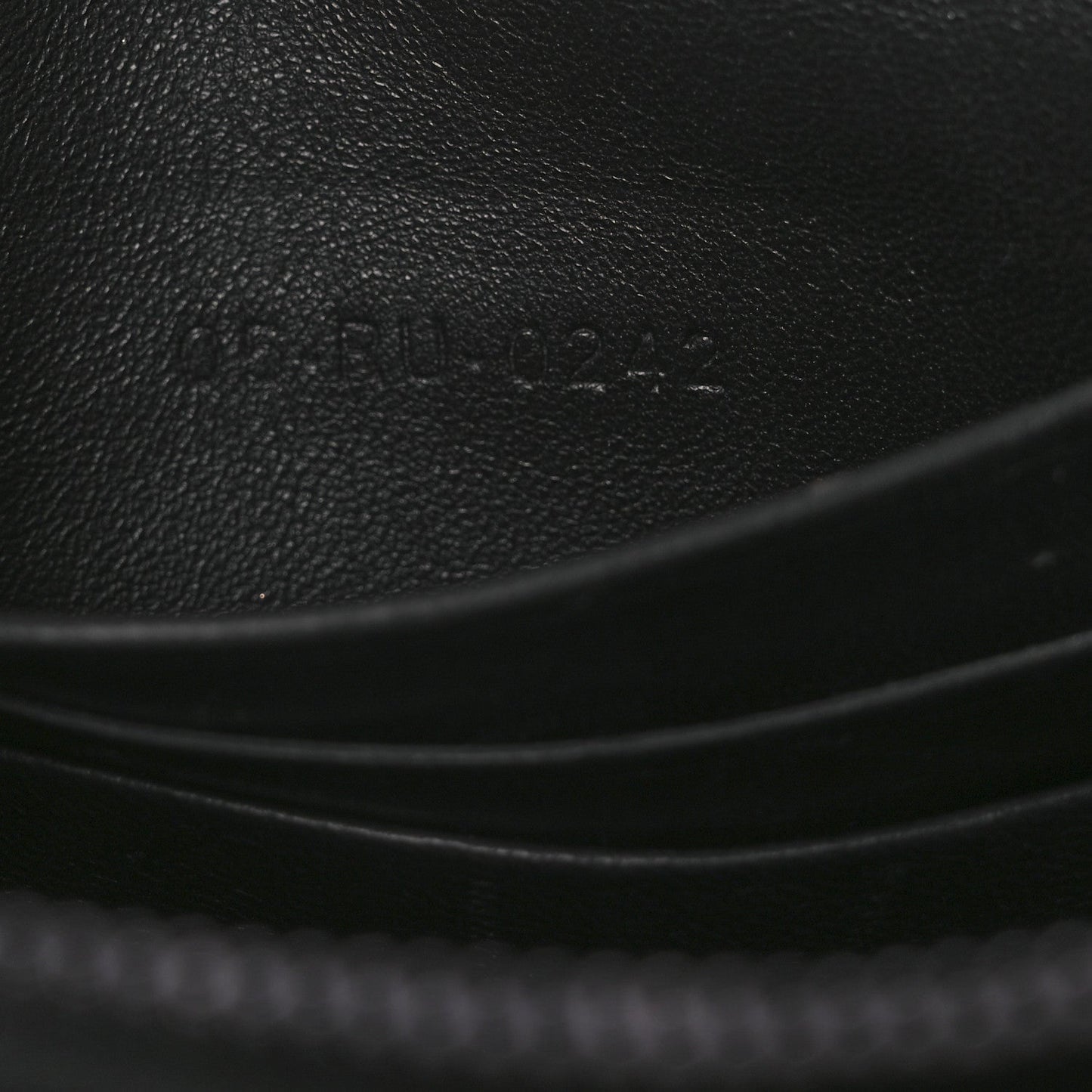 Christian Dior Calfskin Macrocannage Mini Caro Bag Black