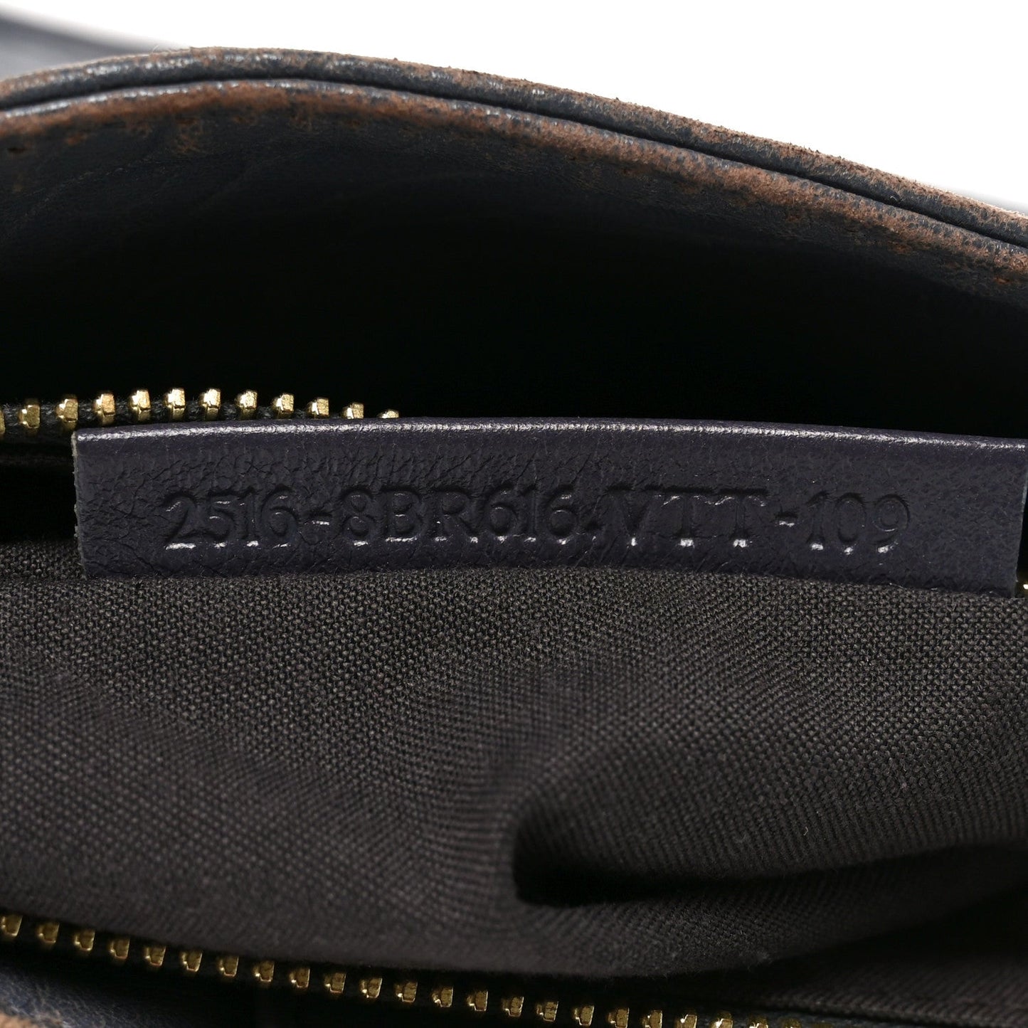 Fendi Crinkled Lambskin Mia Tote Blue