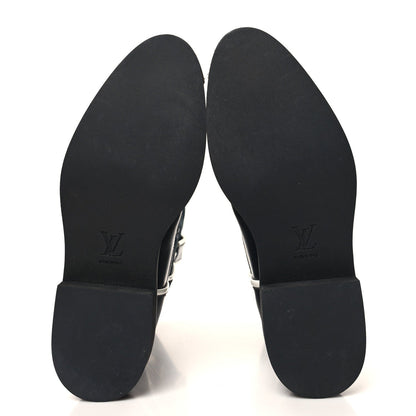 Louis Vuitton Calfskin Canyon Mens Cowboy Boots 9 Black