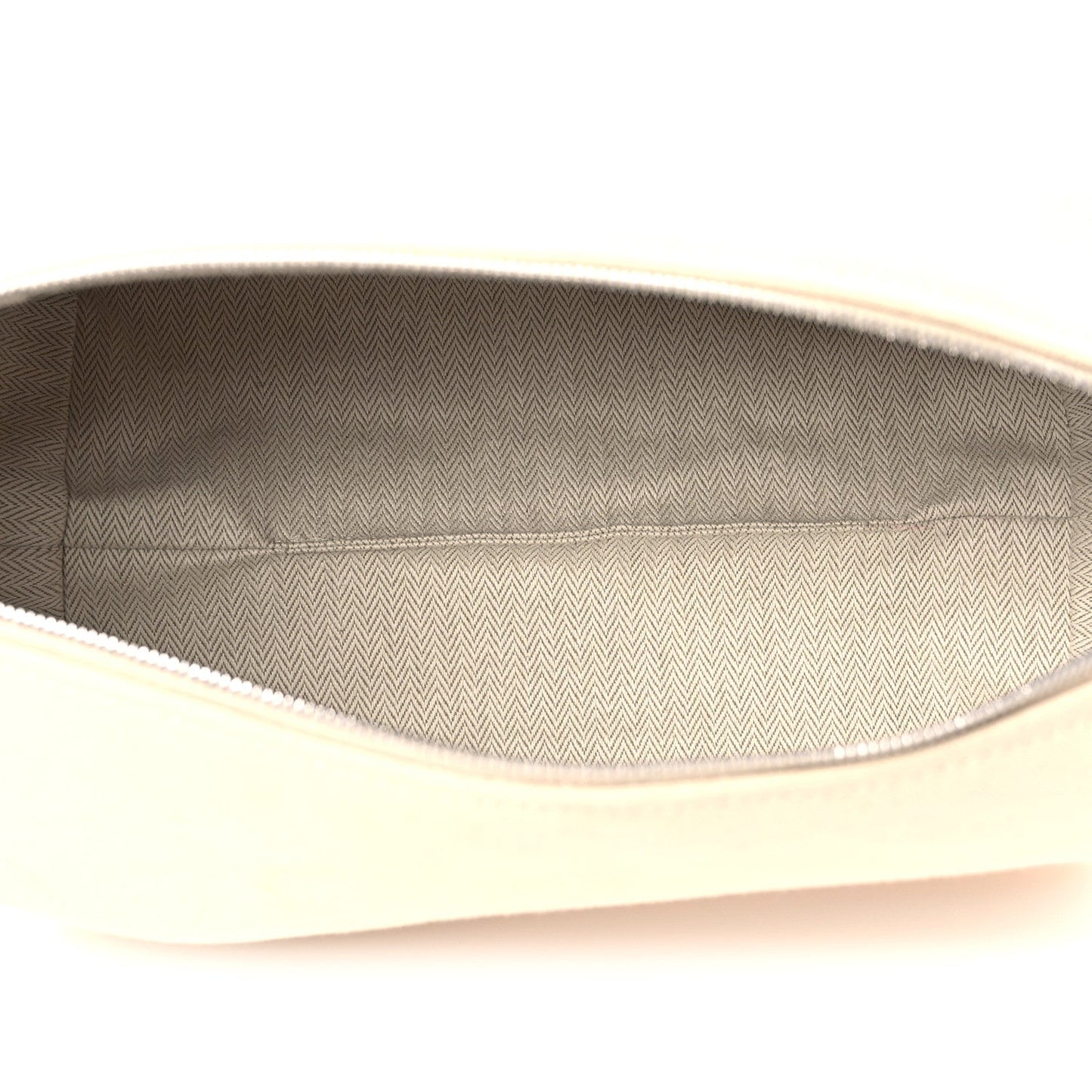 Hermes Cotton Canvas H Pavillon Large Bride-A-Brac Pouch Naturel