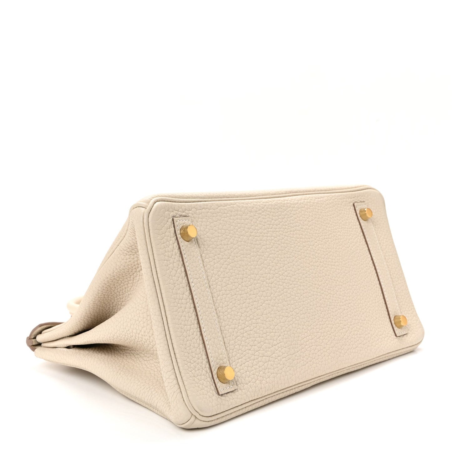 Hermes Taurillon Clemence Birkin 30 Craie