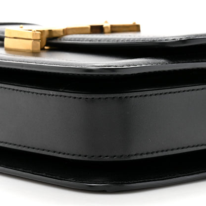 Saint Laurent Smooth Calfskin Small Solferino Satchel Black