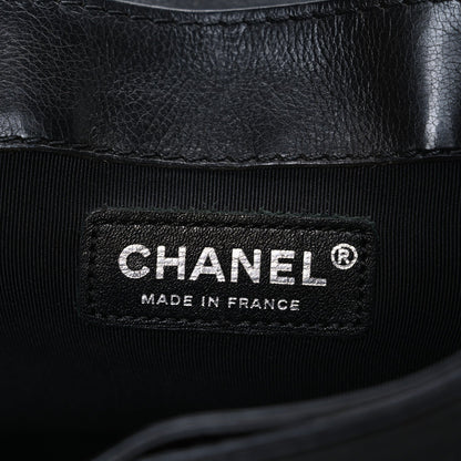Chanel Calfskin Large Boy Reverso Flap Black