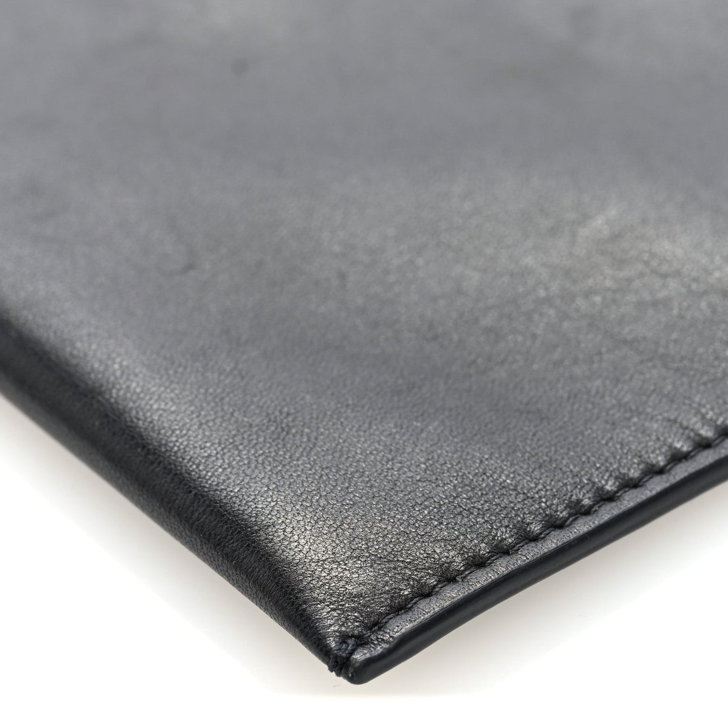 The Row Vegetable Calfskin Medicine Pouch Black