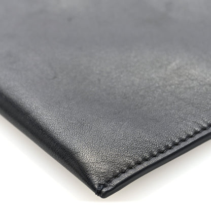 The Row Vegetable Calfskin Medicine Pouch Black