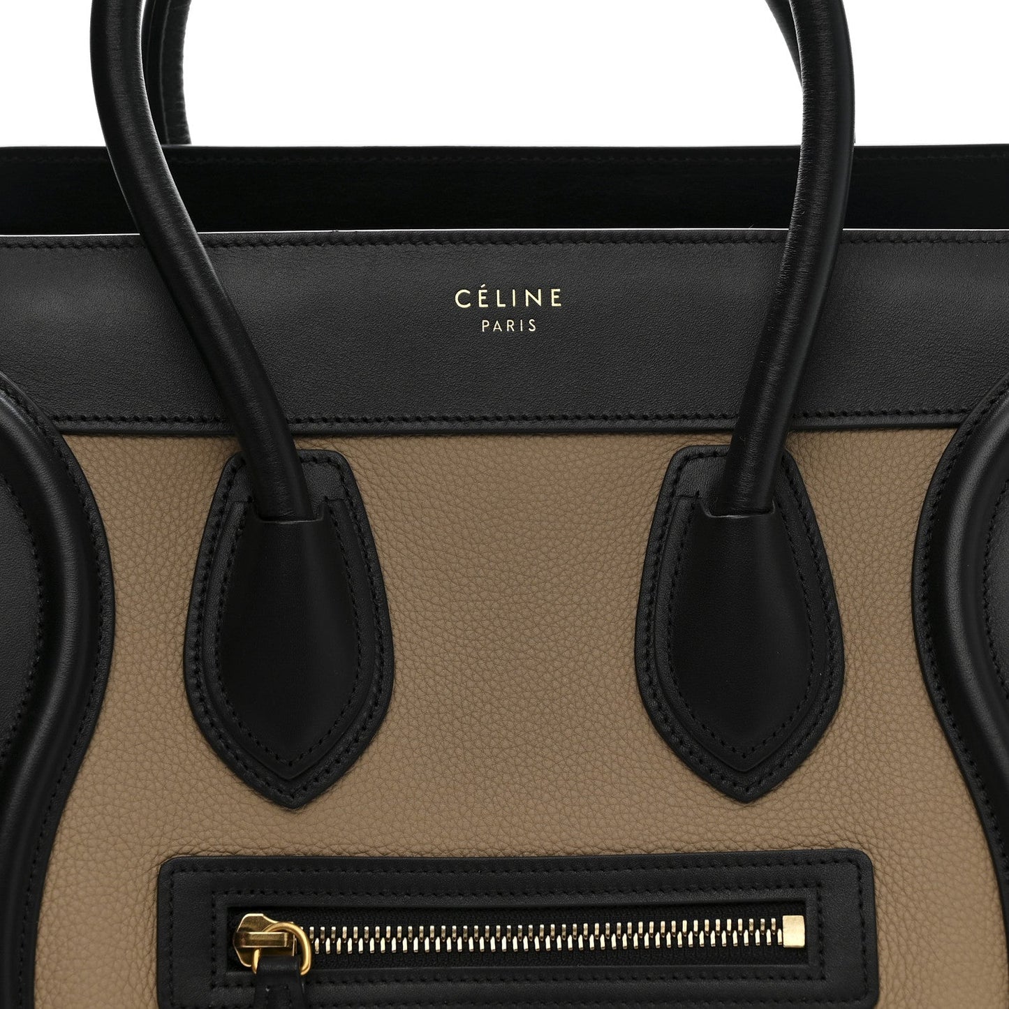 Celine Baby Grained Calfskin Nubuck Micro Tri-Color Luggage Medium Blue