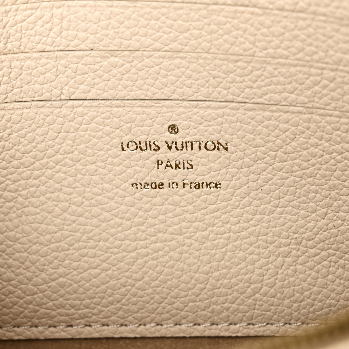 Louis Vuitton Empreinte Monogram Giant Ivy Wallet On Chain Cream