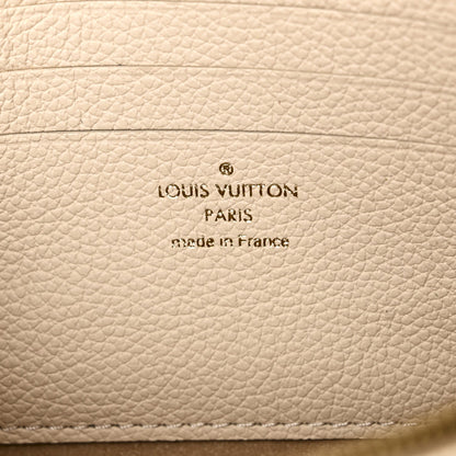 Louis Vuitton Empreinte Monogram Giant Ivy Wallet On Chain Cream