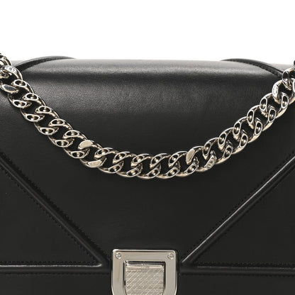 Christian Dior Lambskin Medium Diorama Flap Bag Black