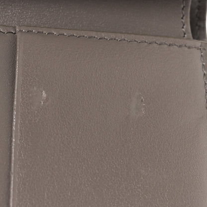 Celine Grained Calfskin Medium Multifunction Strap Wallet Pebble