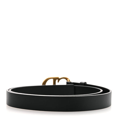 Christian Dior Calfskin Saddle Belt 80 32 Black