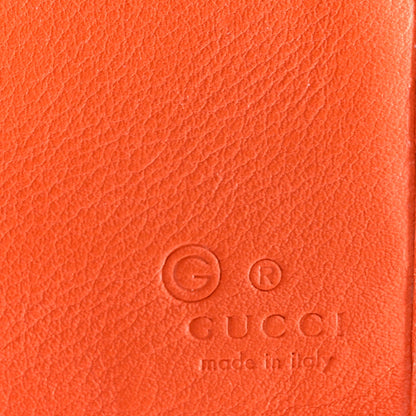 Gucci Soft Microguccissima Continental Wallet Sun Orange