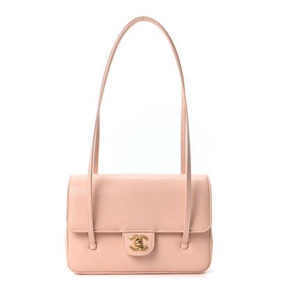 Chanel Shiny Caviar Preppy Coco Small Flap Light Pink