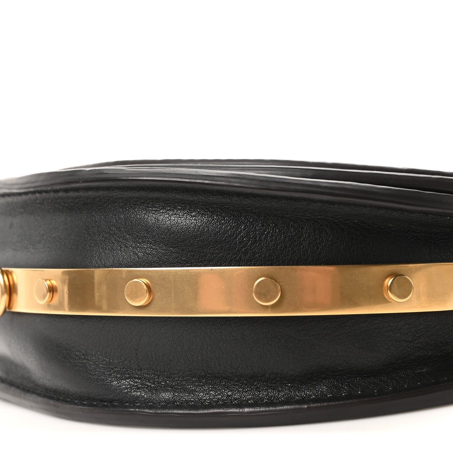 Chloe Calfskin Small Nile Bracelet Minaudiere Bag Black