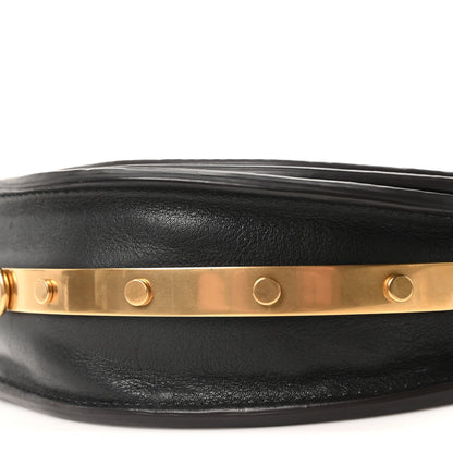 Chloe Calfskin Small Nile Bracelet Minaudiere Bag Black