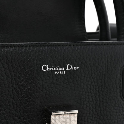 Christian Dior Grained Calfskin Large Diorever Flap Black