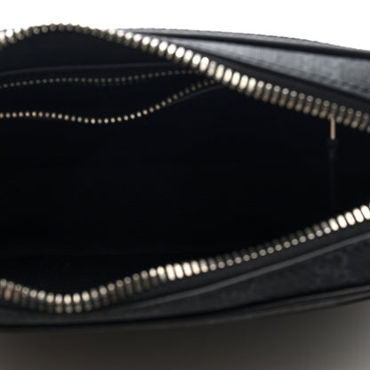 Gucci Soft GG Supreme Monogram Web Belt Bag Black Grey