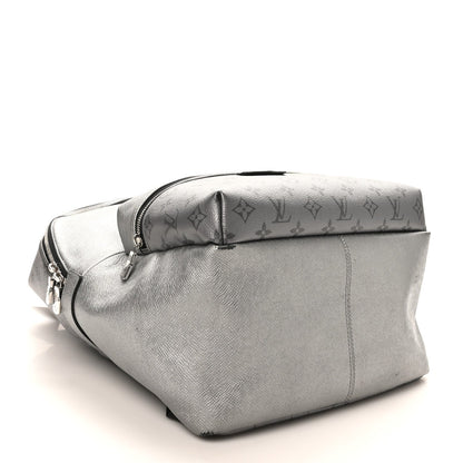 Louis Vuitton Monogram Taiga Discovery Backpack PM Silver