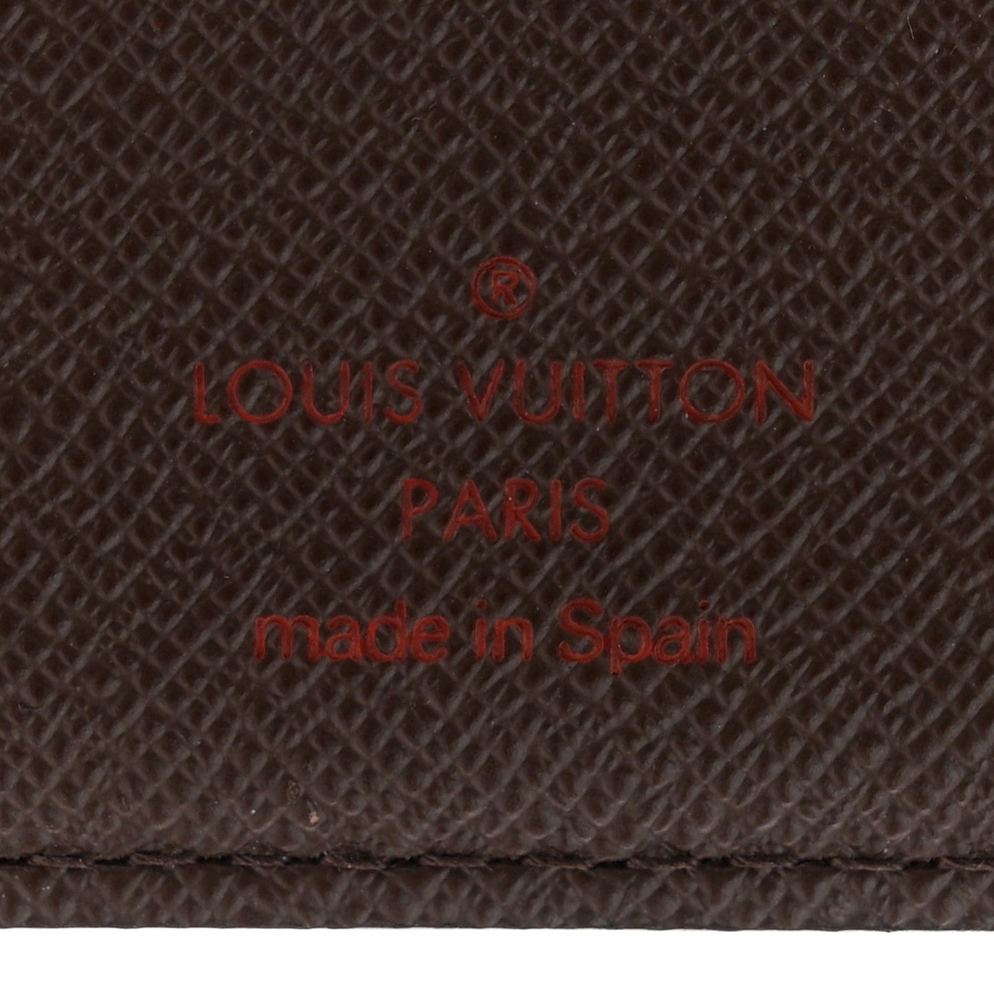 Louis Vuitton Damier Ebene French Purse Wallet