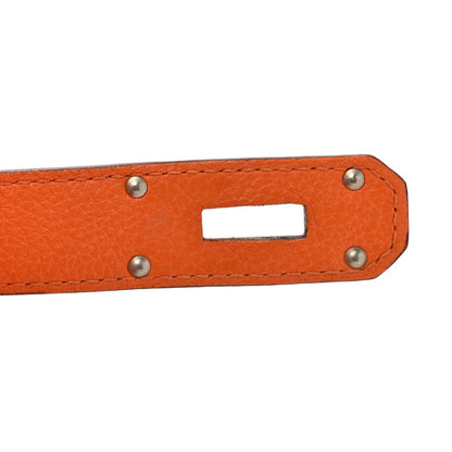 Hermes Taurillon Clemence Jypsiere 31 Orange