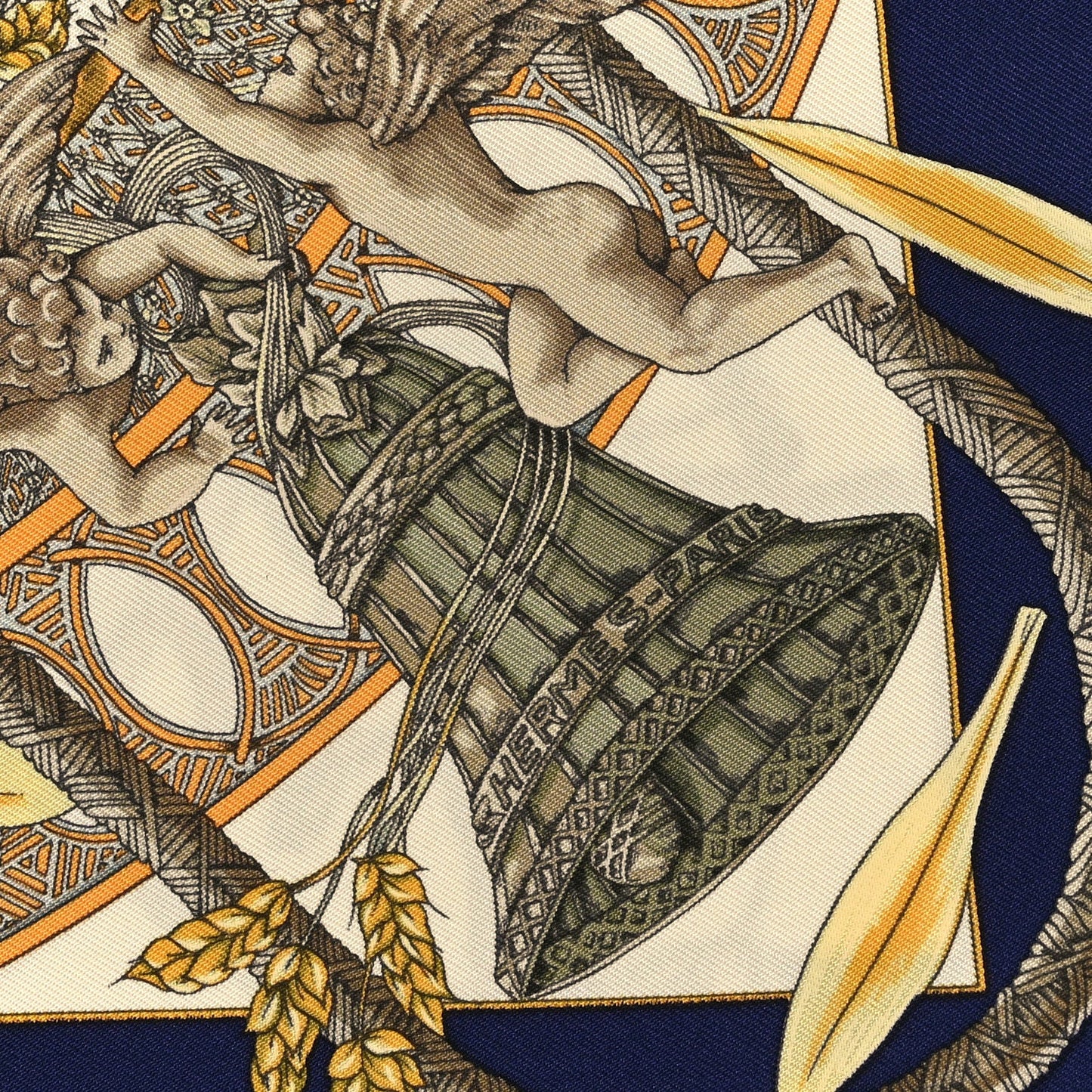 Hermes Silk Amours Pocket Scarf 45