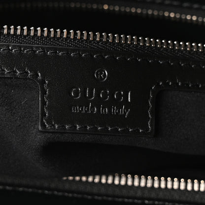 Gucci Calfskin Petite GG Medium Tote Bag Black