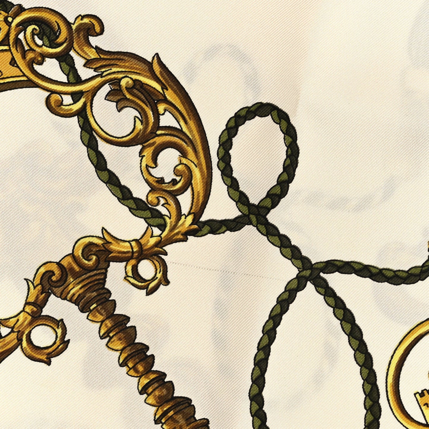 Hermes Silk Keys Les Cles Scarf 90