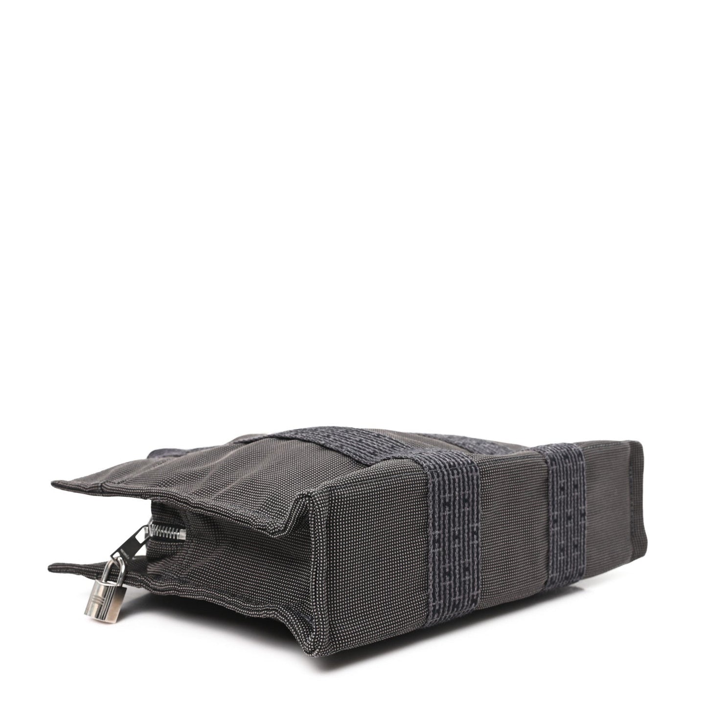 Hermes Canvas Herline PM Tote Grey