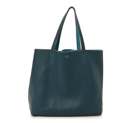 Hermes Taurillon Clemence Double Sens 45 Reversible Tote