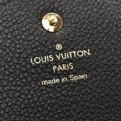 Louis Vuitton Empreinte Curieuse Wallet Black
