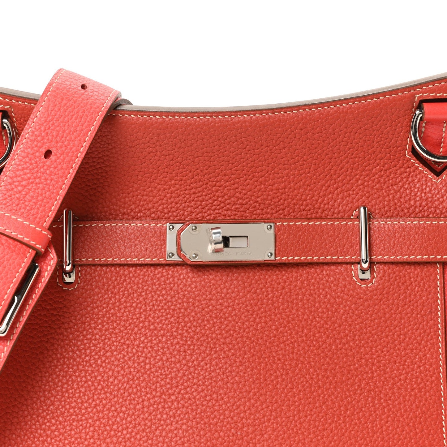 Hermes Taurillon Clemence Jypsiere 31 Sanguine Bougainvillea