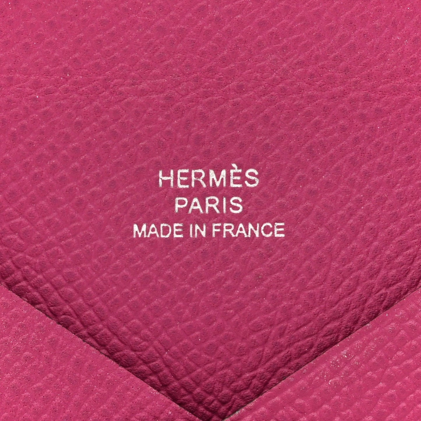 Hermes Epsom Calvi Card Case Tosca
