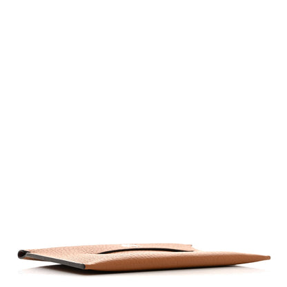 Moynat Taurillon Blush Envelope PP Camel