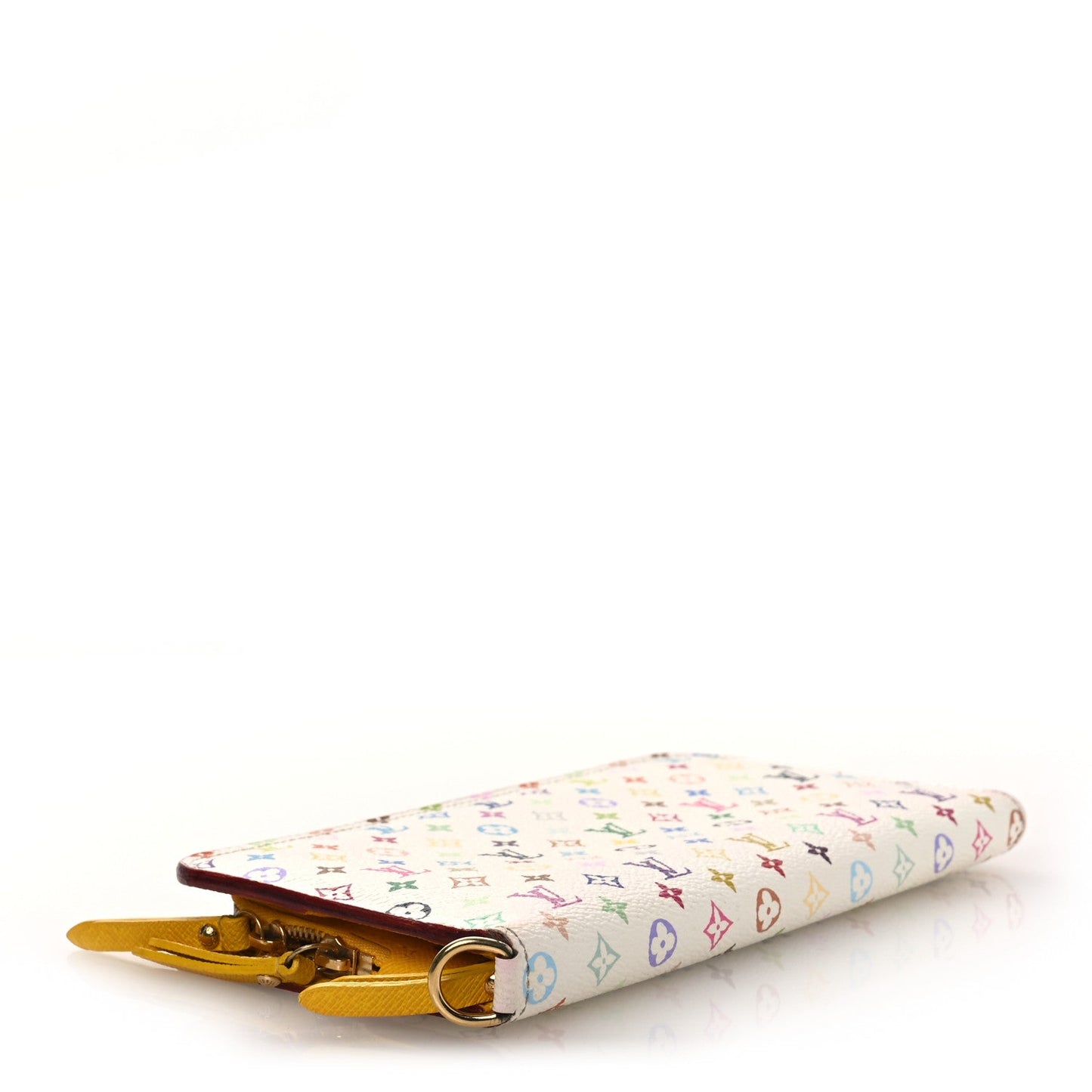 Louis Vuitton Monogram Multicolor Insolite Wallet White Citron