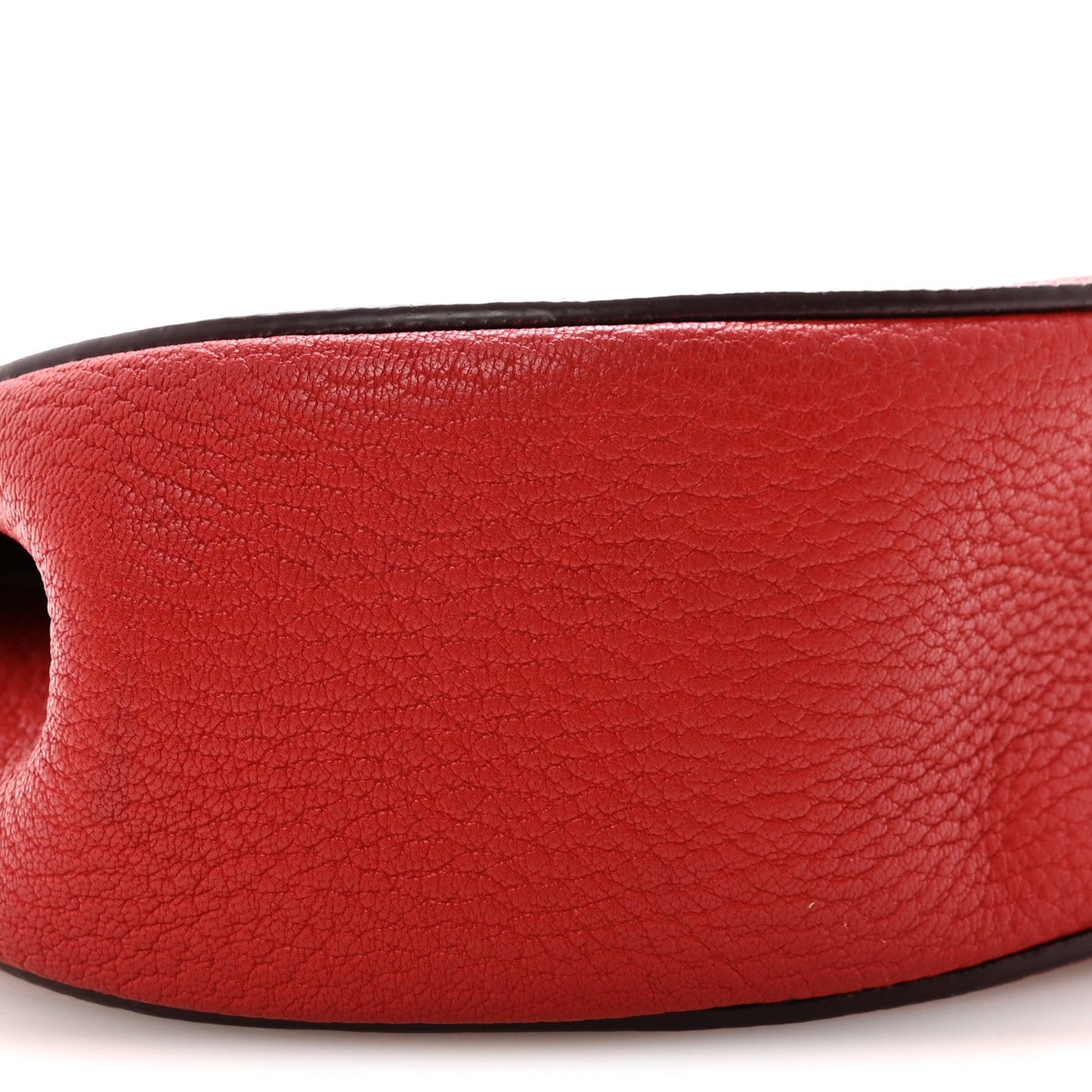 Chloe Grained Lambskin Drew Shoulder Bag Plaid Red