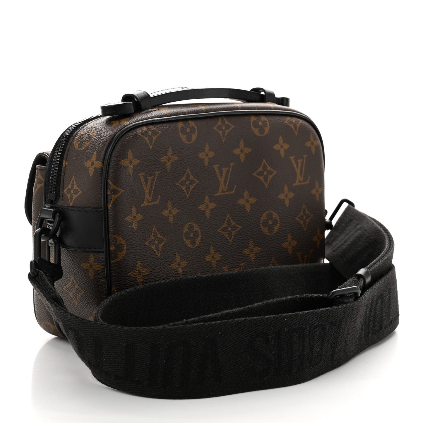 Louis Vuitton Monogram Macassar S Lock Messenger